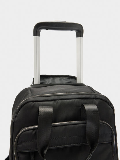 Nylon Backpack With Wheels