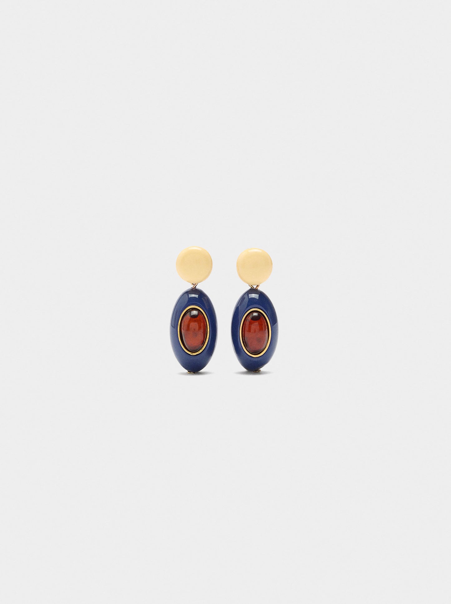 Earrings With Enamel