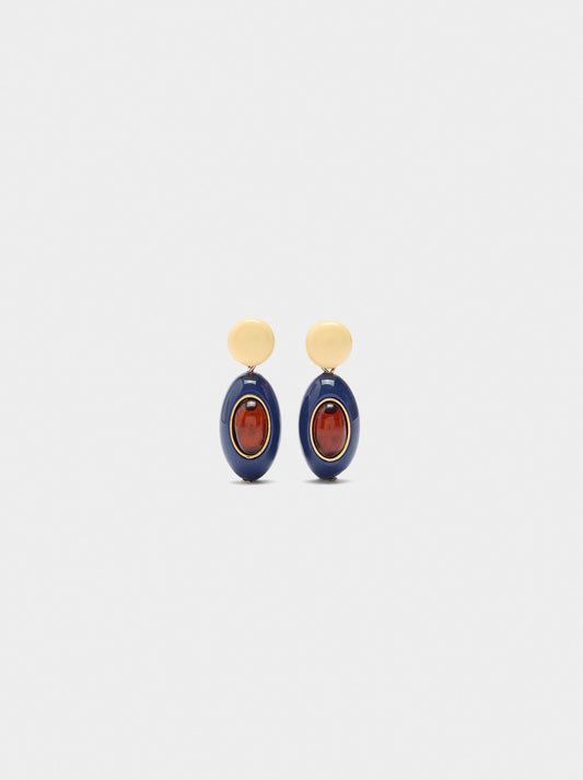 Earrings With Enamel