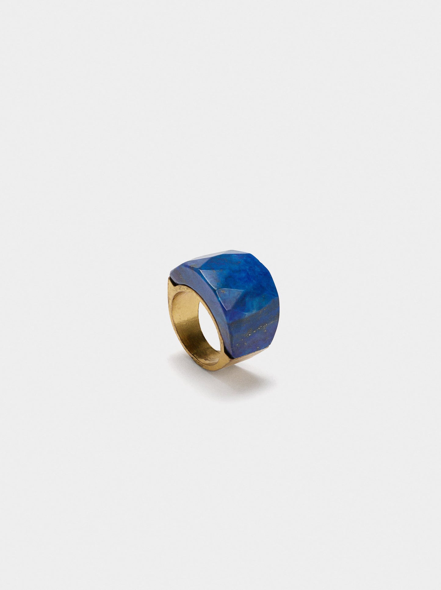 Ring With Faceted Stone