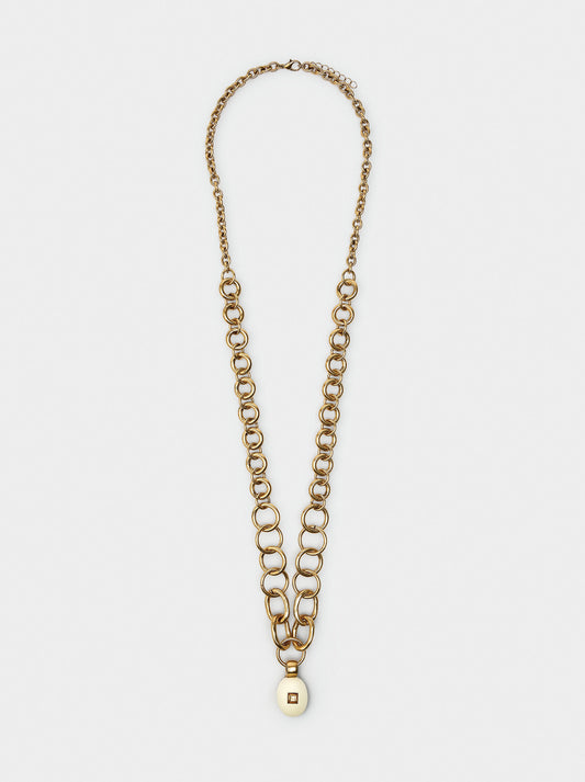 Necklace Of Links With Pendant