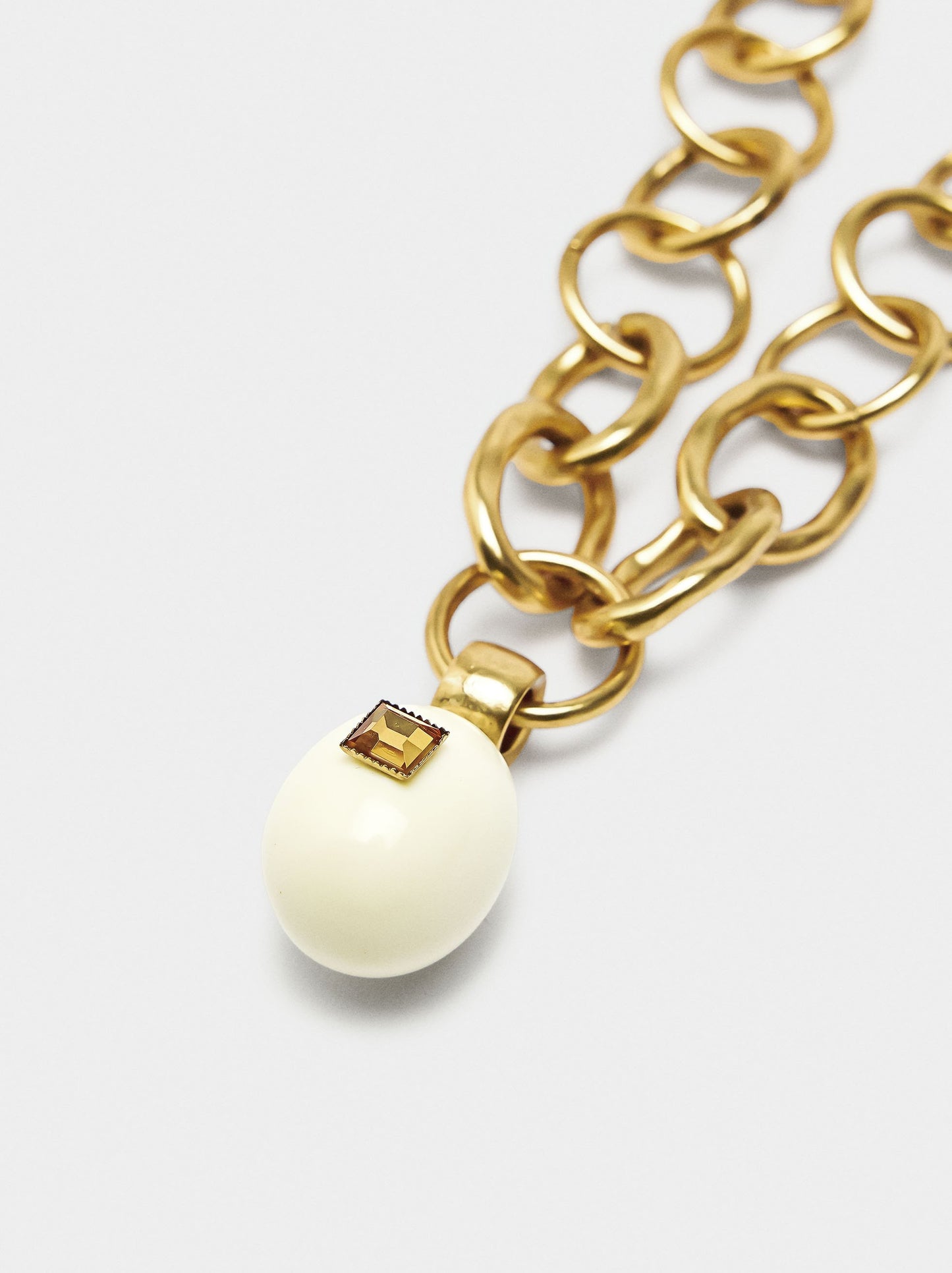 Necklace Of Links With Pendant