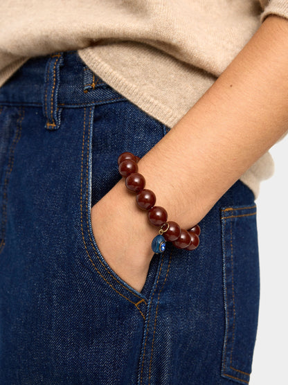 Bracelet Of Beads With Pendant