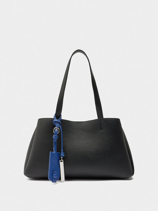 Plain Tote Bag With Pendant