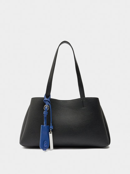 Plain Tote Bag With Pendant