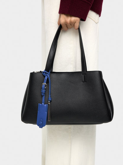 Plain Tote Bag With Pendant