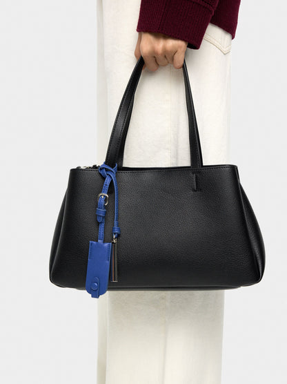 Plain Tote Bag With Pendant