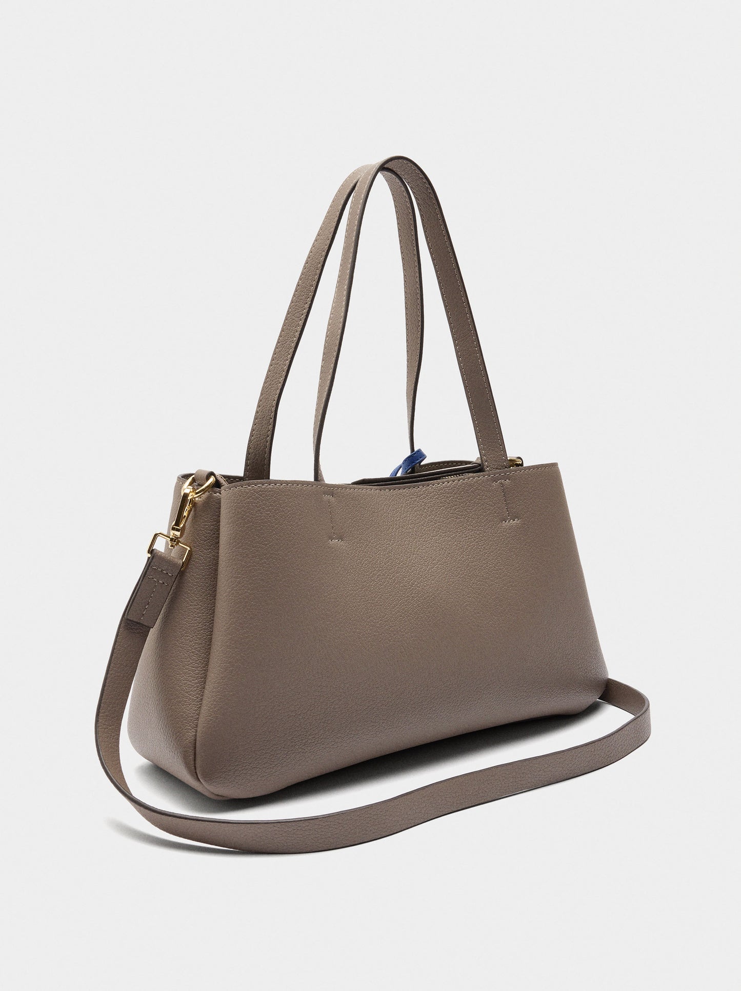 Plain Tote Bag With Pendant