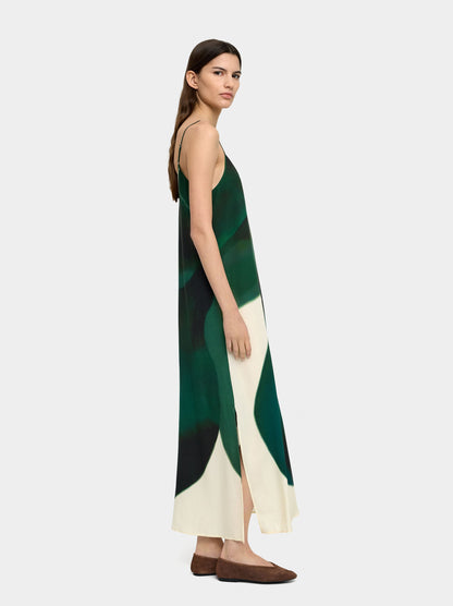Printed Dress With Straps