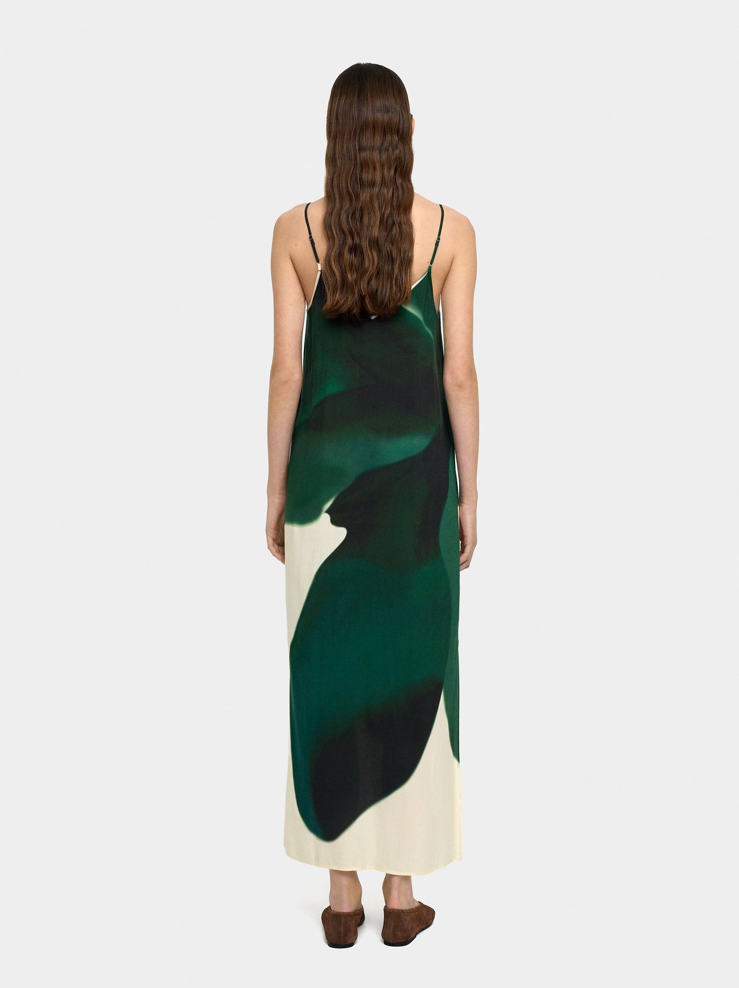 Printed Dress With Straps