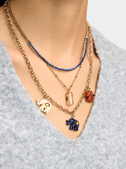 Set Of Necklaces With Elephants