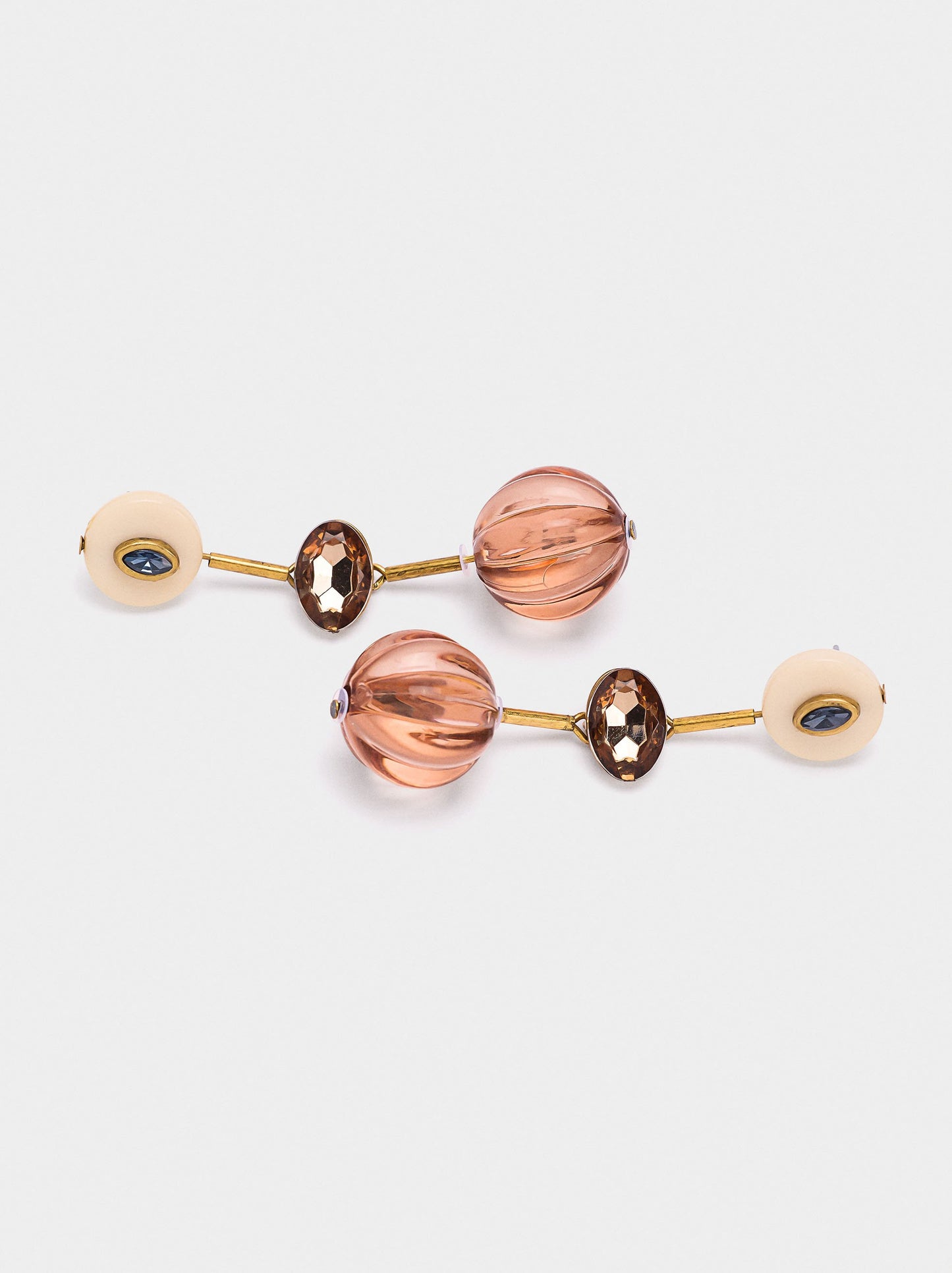 Long Earrings With Resin