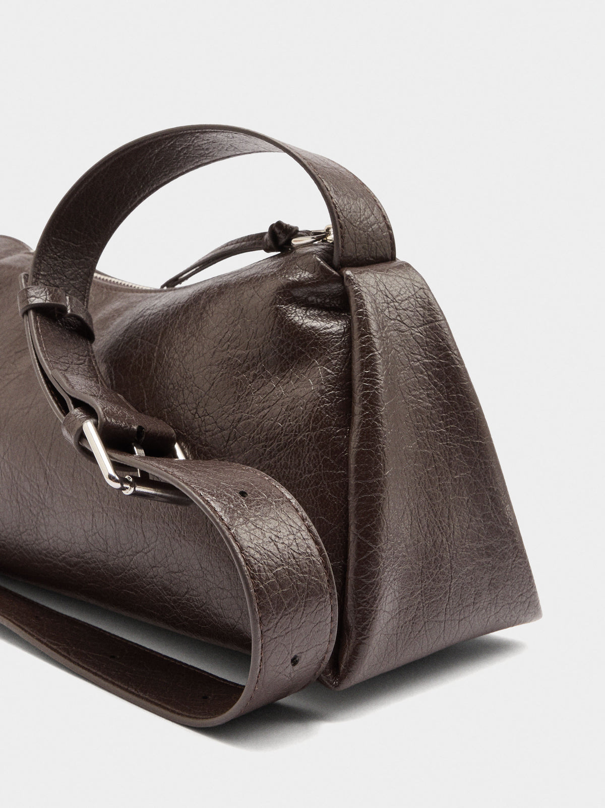 Crossbody Bag Cracked Effect