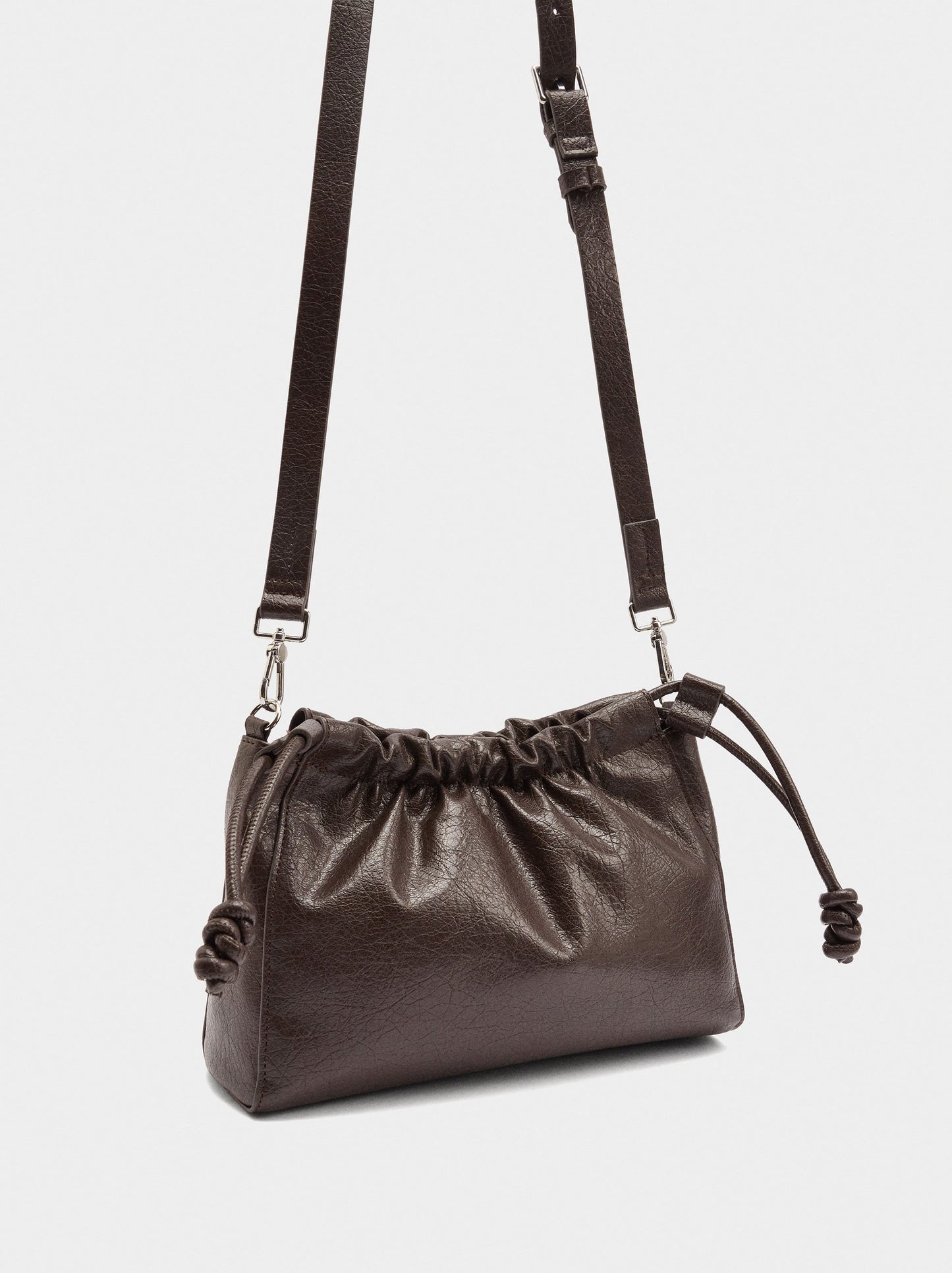 Crossbody Bag With Ruched Detail