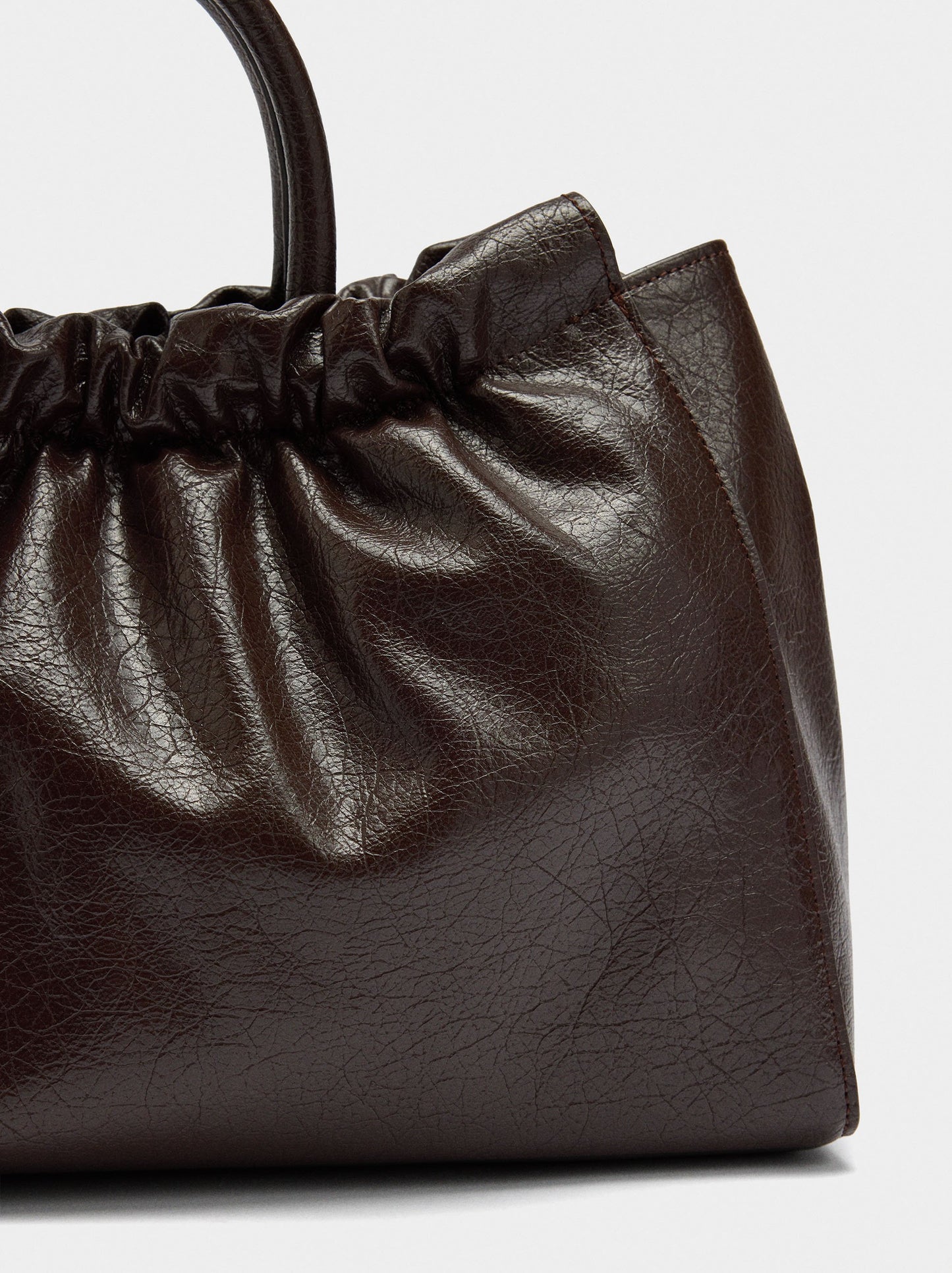 Ruffled Shopper Bag