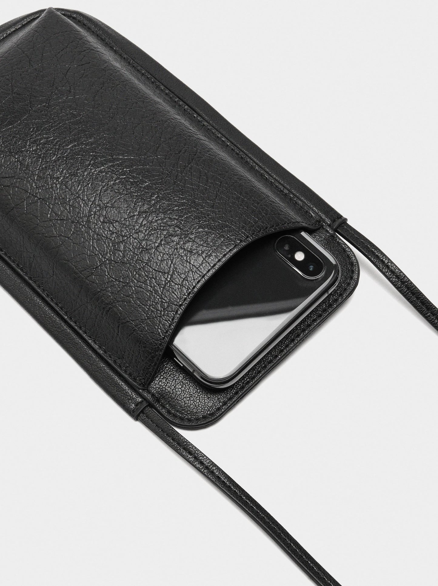 Cracked Effect Mobile Phone Bag