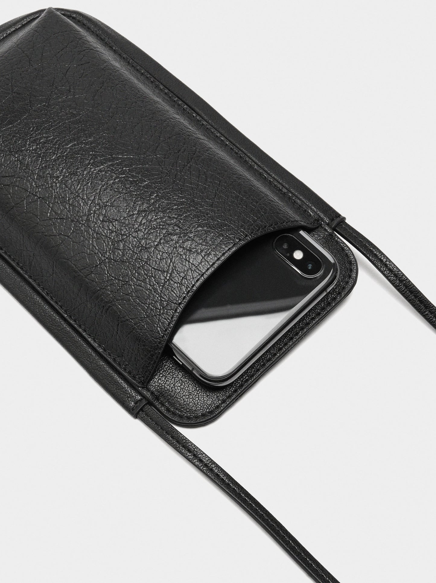 Cracked Effect Mobile Phone Bag