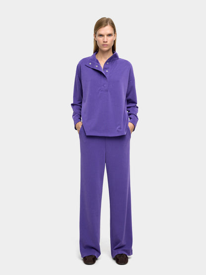 Sweatshirt With Buttons Soft Touch