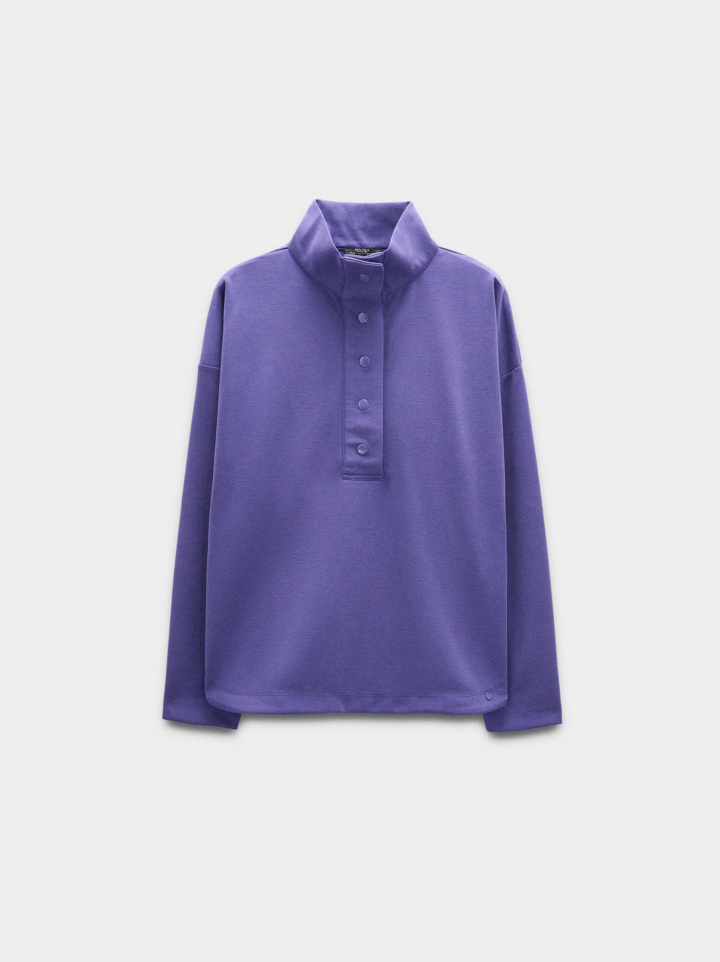 Sweatshirt With Buttons Soft Touch