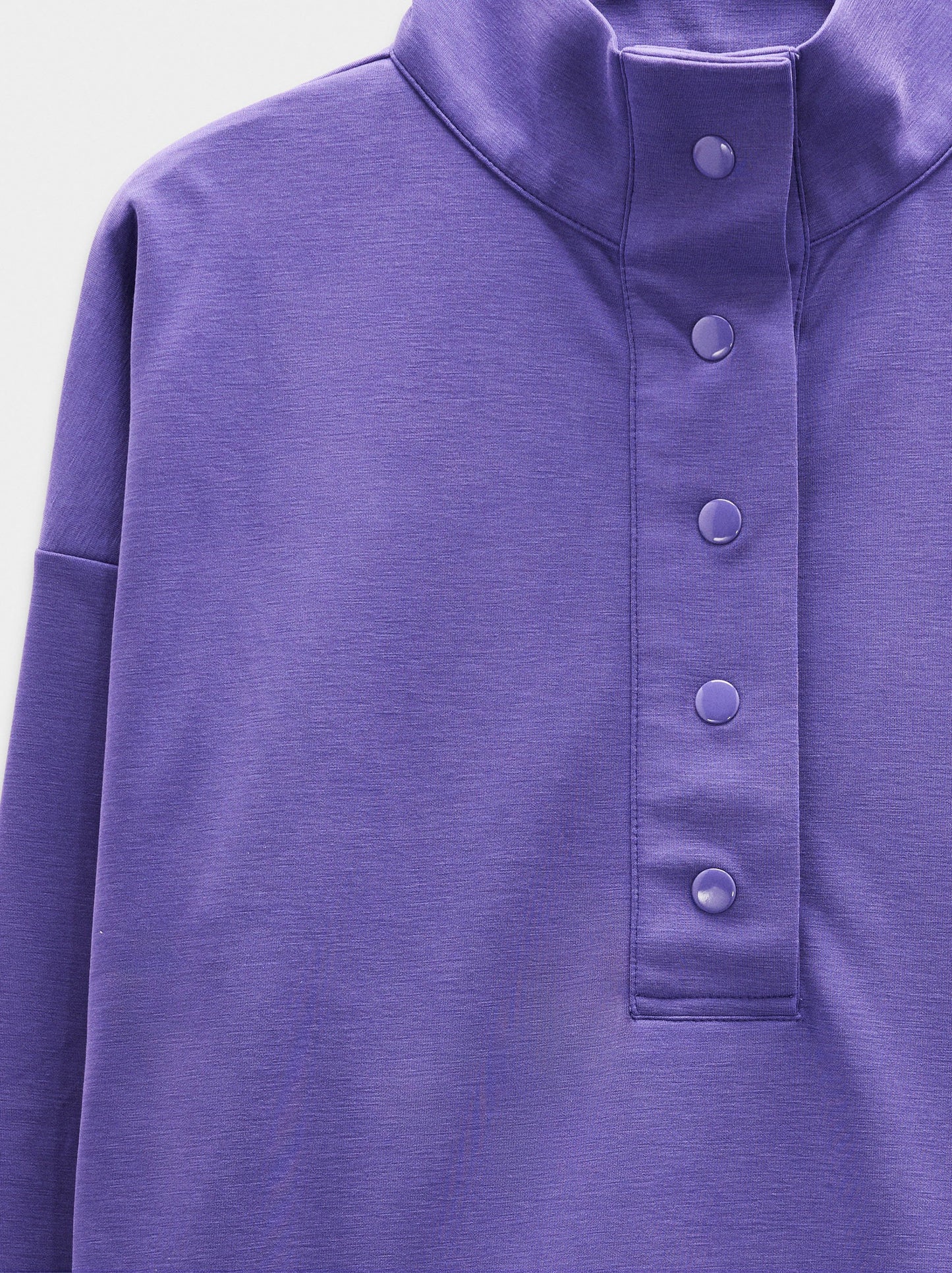 Sweatshirt With Buttons Soft Touch