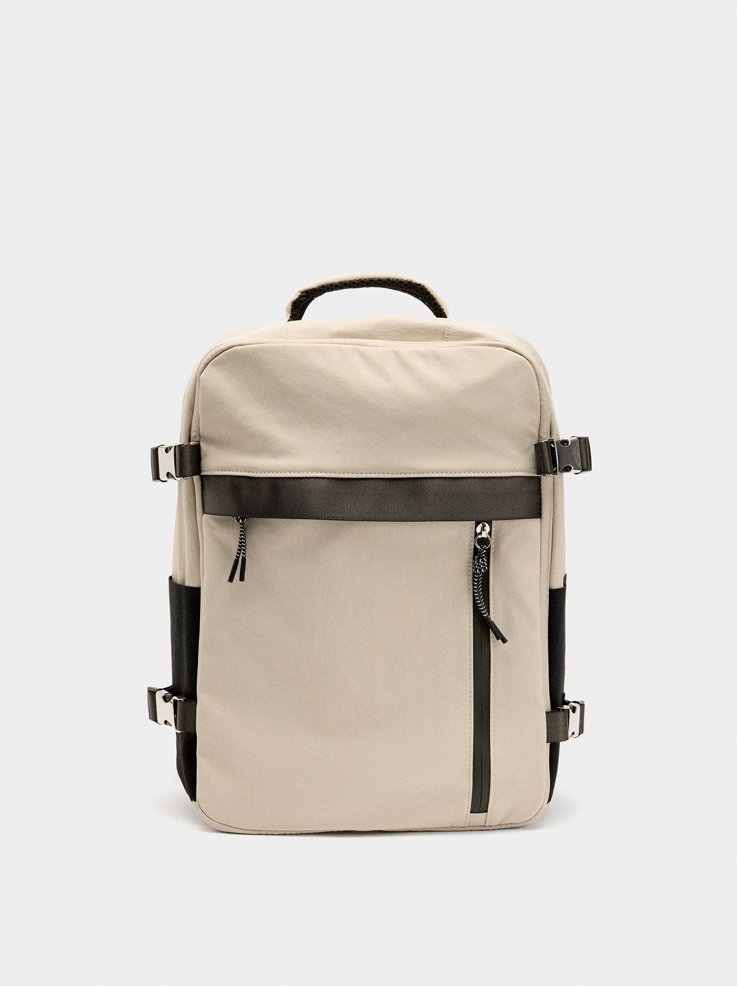 Extendable Nylon Cabin Backpack With Water-Repellent