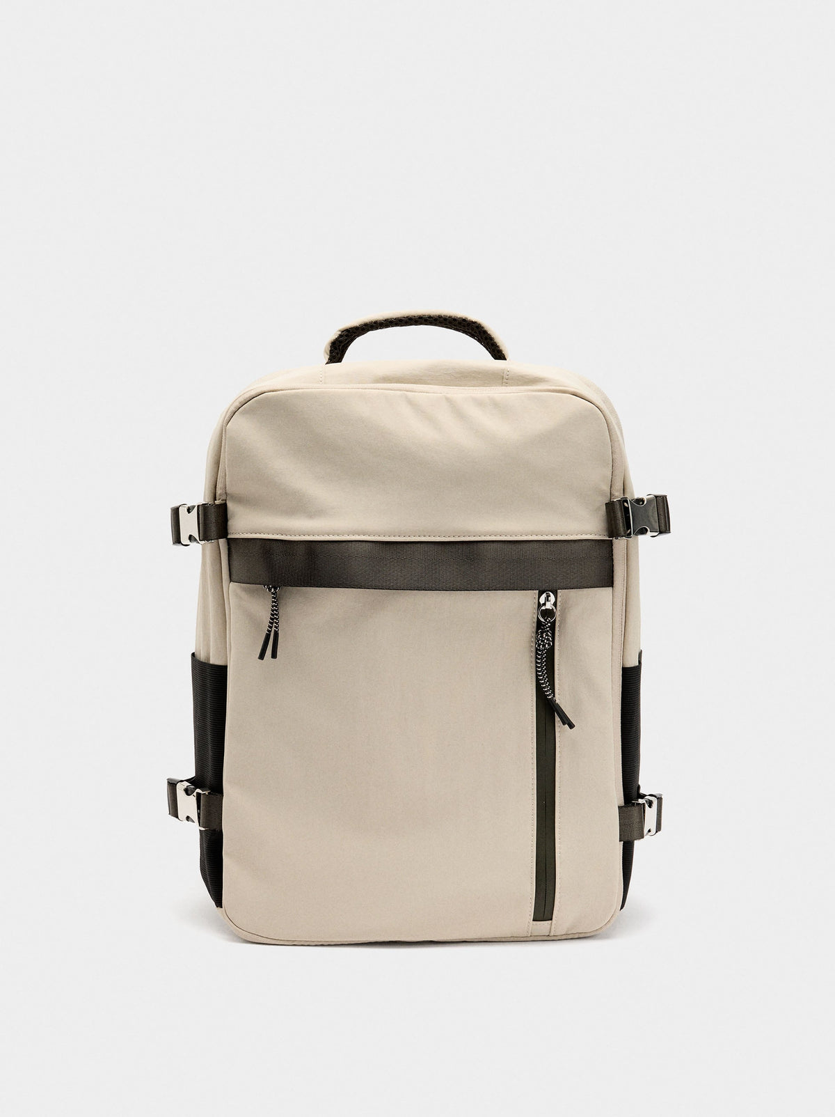 Extendable Nylon Cabin Backpack With Water-Repellent