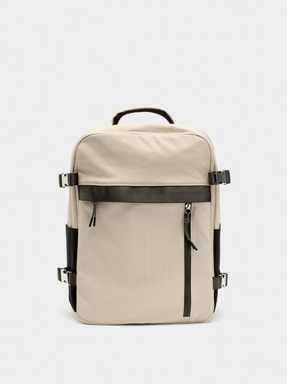 Extendable Nylon Cabin Backpack With Water-Repellent