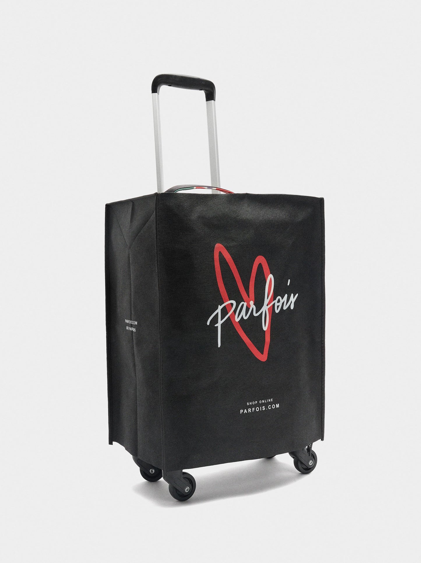 Travel Suitcase With Printed Nylon