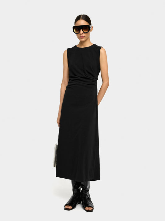 Midi Dress With Draped