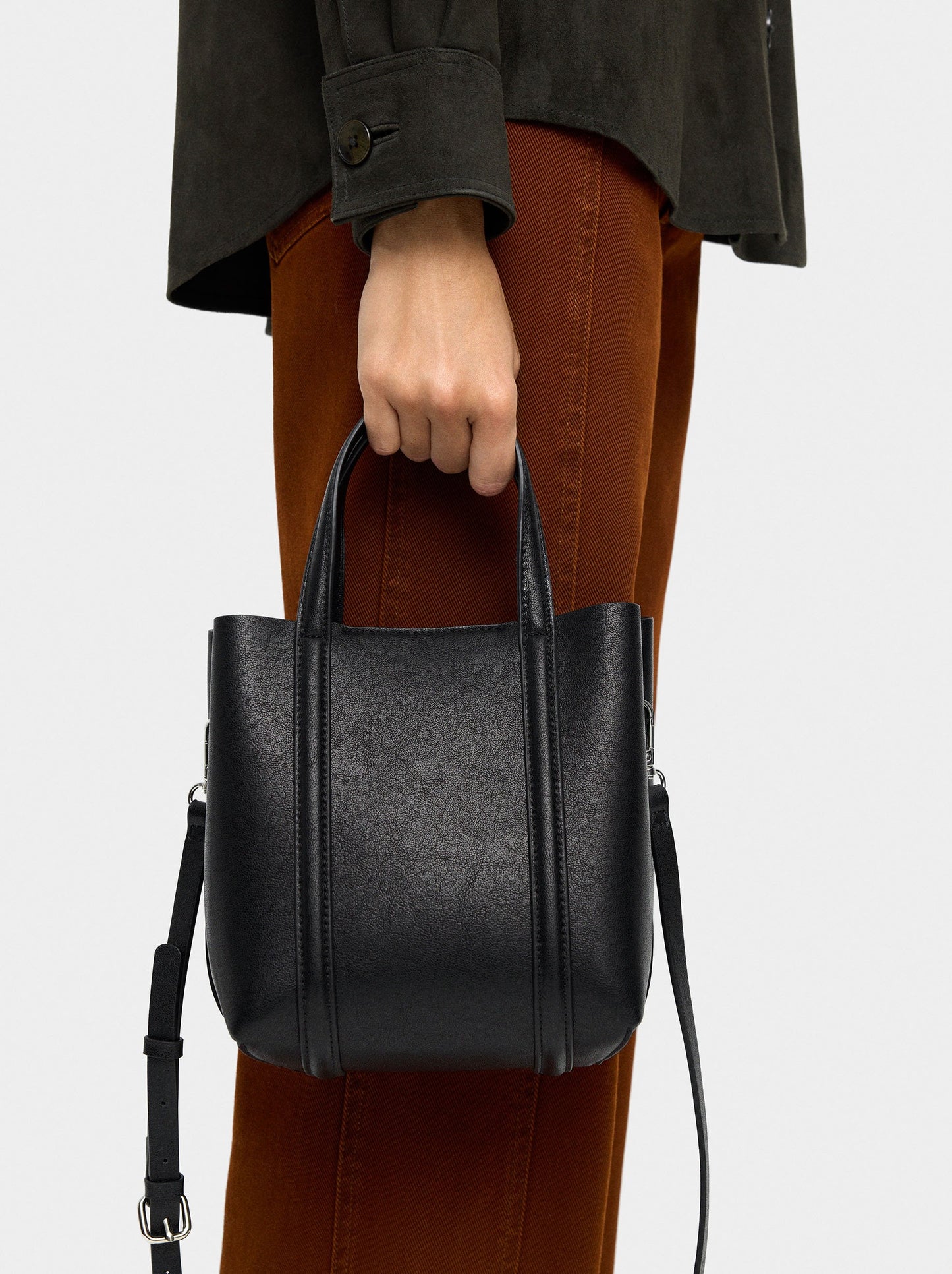 Tote Bag With Crossbody Strap S