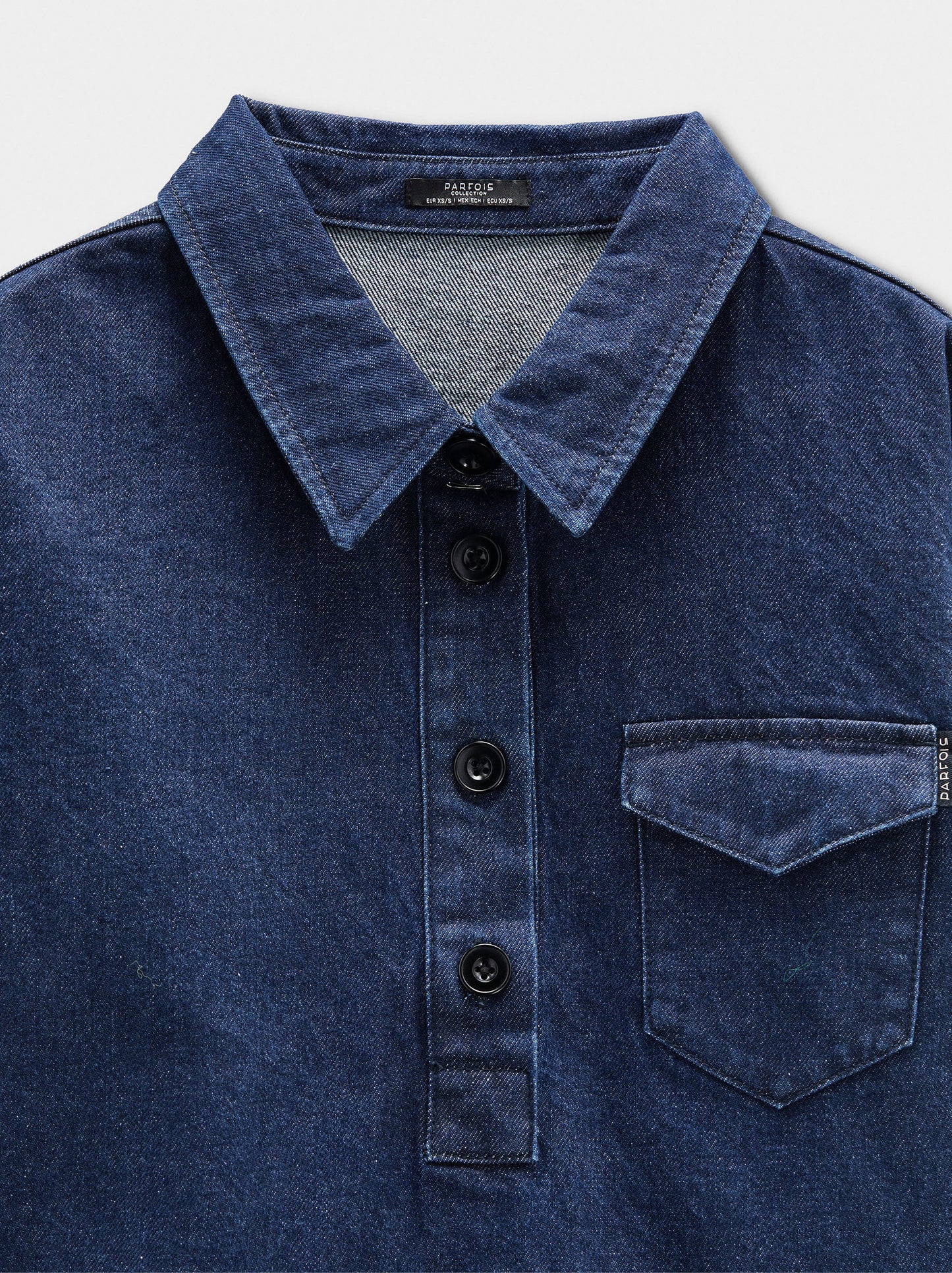 Denim Shirt With Pocket