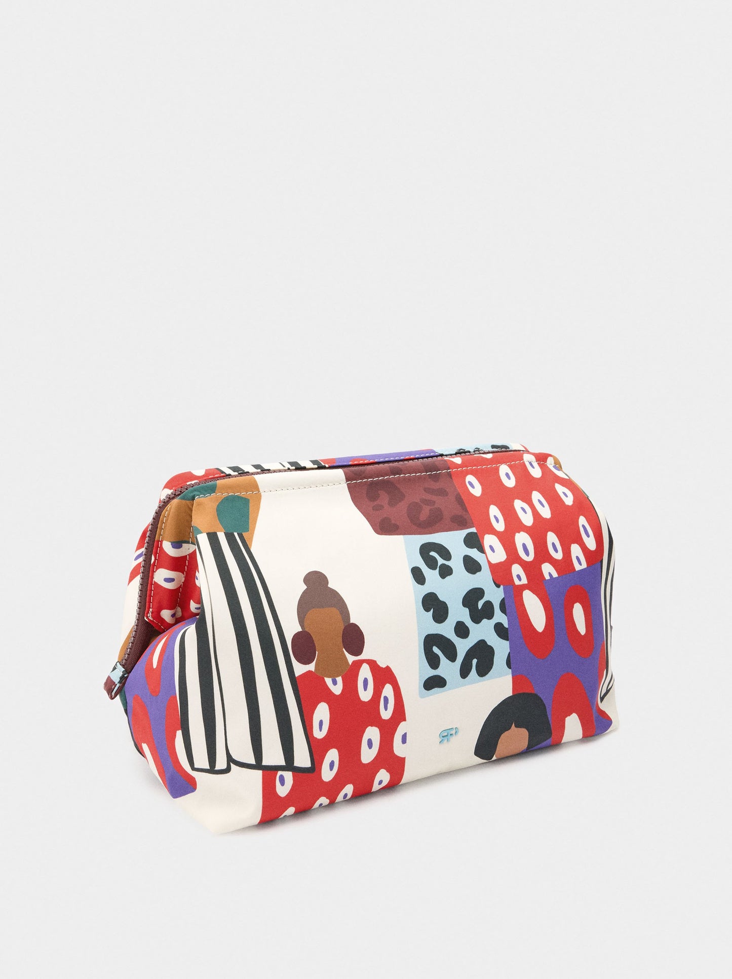 Printed Nylon Toiletry Bag