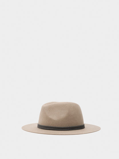 Wool Hat With Ribbon
