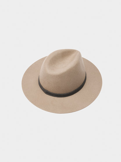 Wool Hat With Ribbon