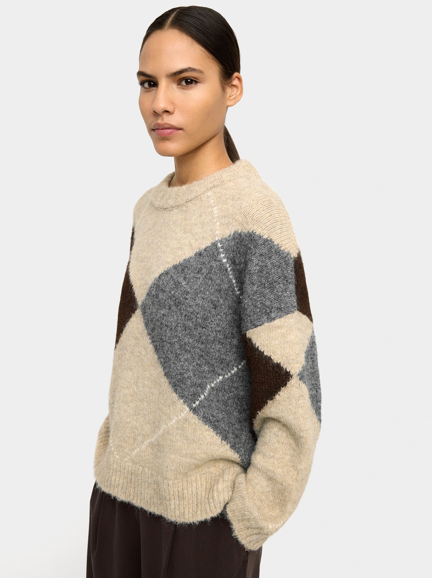 Sweater With Jacquard Knit