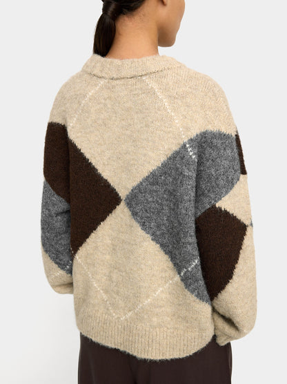 Sweater With Jacquard Knit