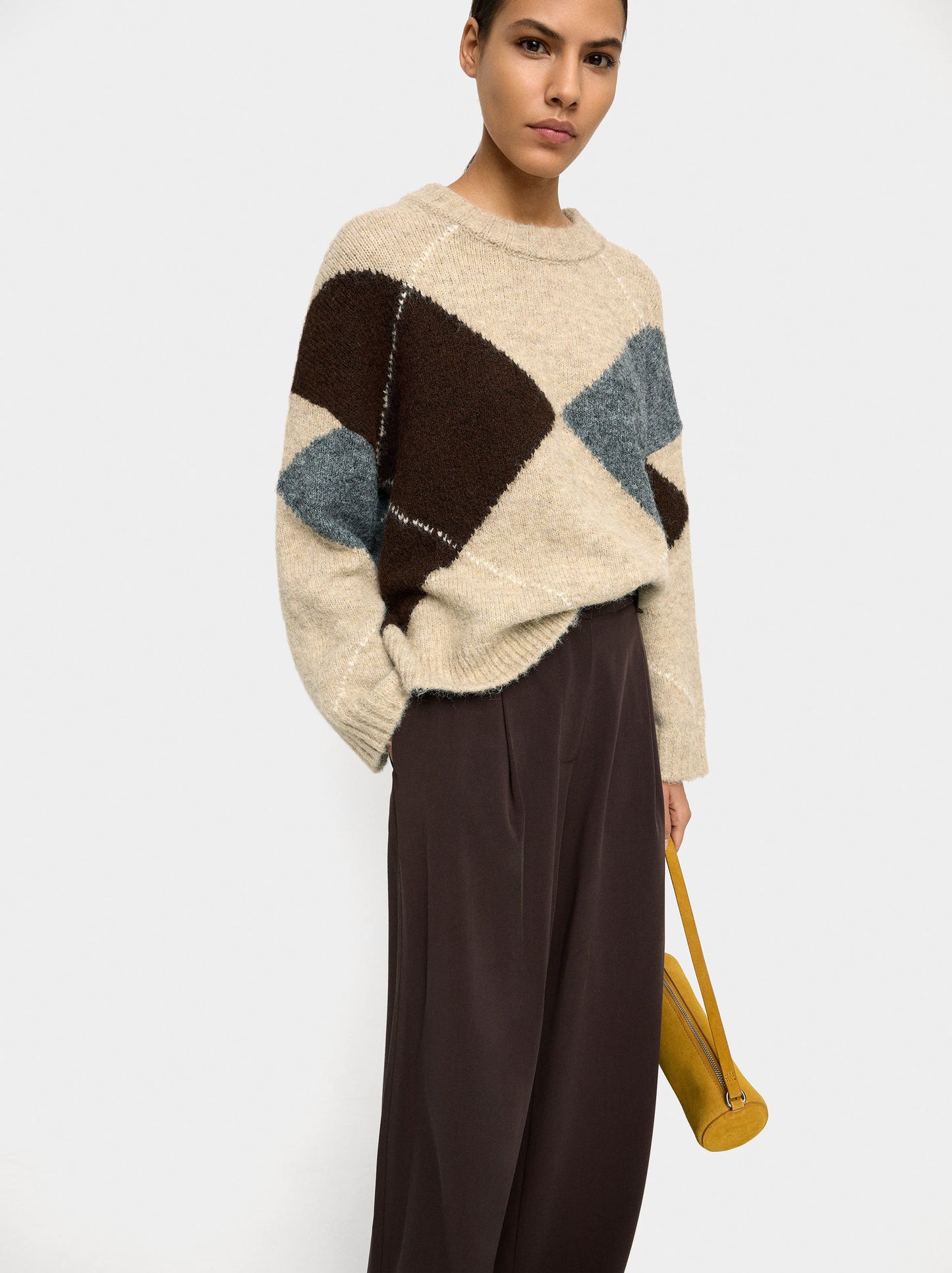 Sweater With Jacquard Knit