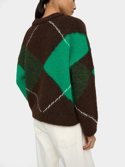 Sweater With Jacquard Knit