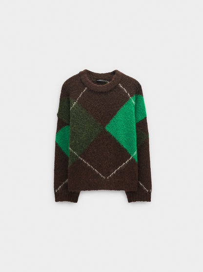 Sweater With Jacquard Knit