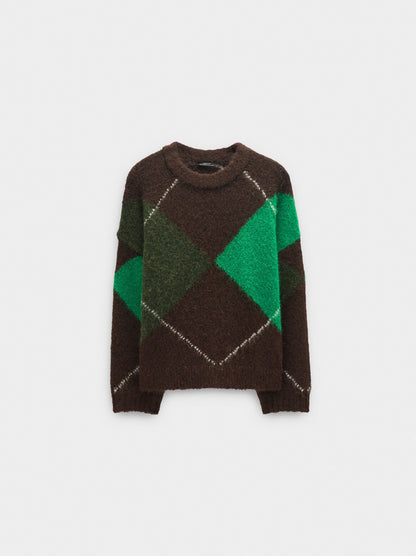 Sweater With Jacquard Knit