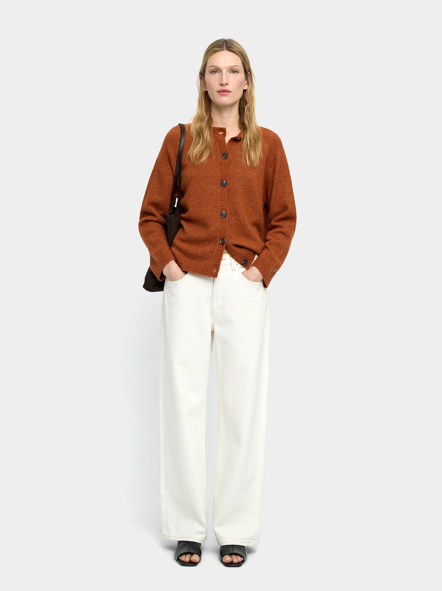 Plain Knit Cardigan