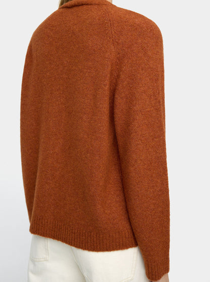 Plain Knit Cardigan
