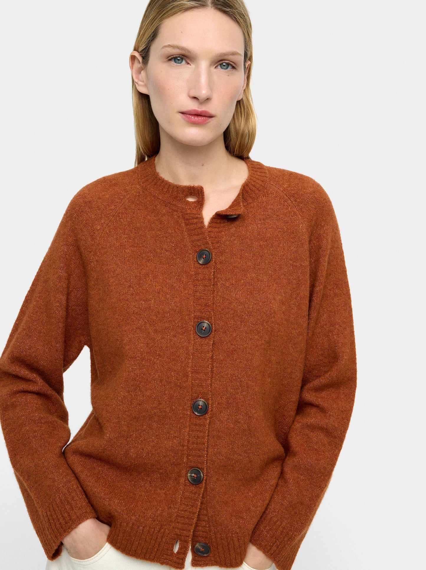 Plain Knit Cardigan