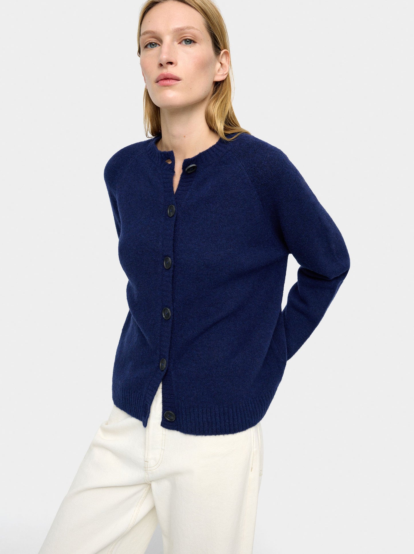 Plain Knit Cardigan