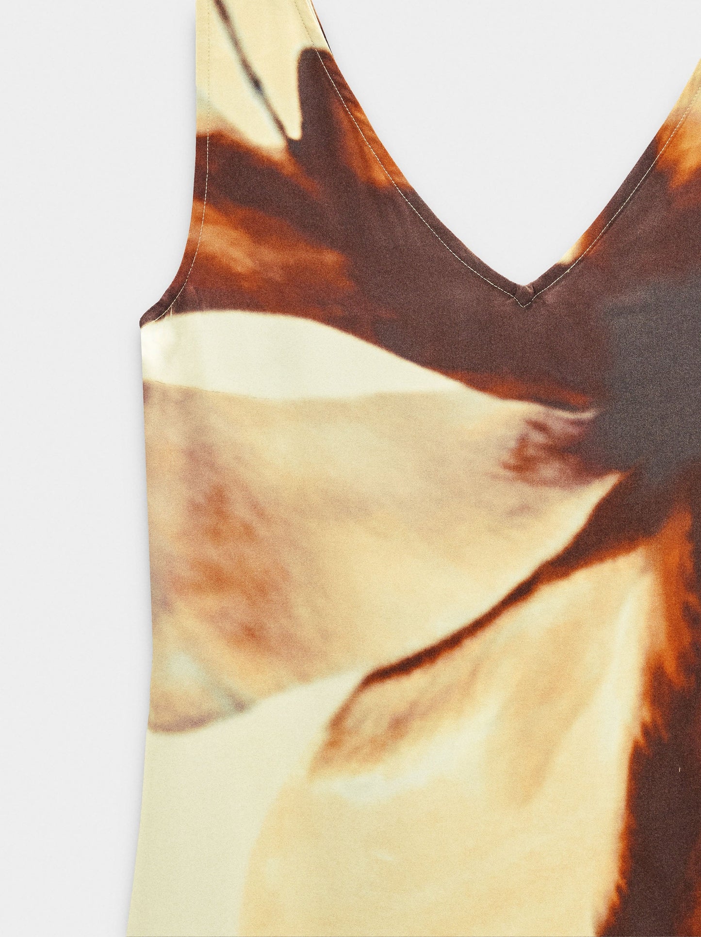 Printed Floral Midi Dress