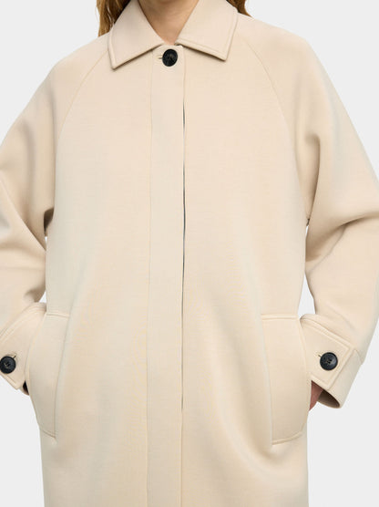 Coat With A Soft Texture And Lining