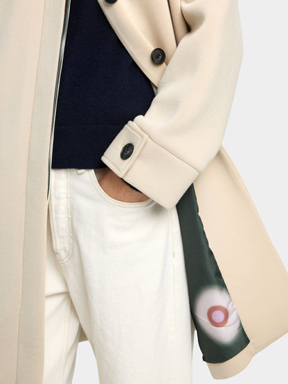 Coat With A Soft Texture And Lining