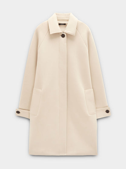 Coat With A Soft Texture And Lining