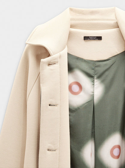 Coat With A Soft Texture And Lining