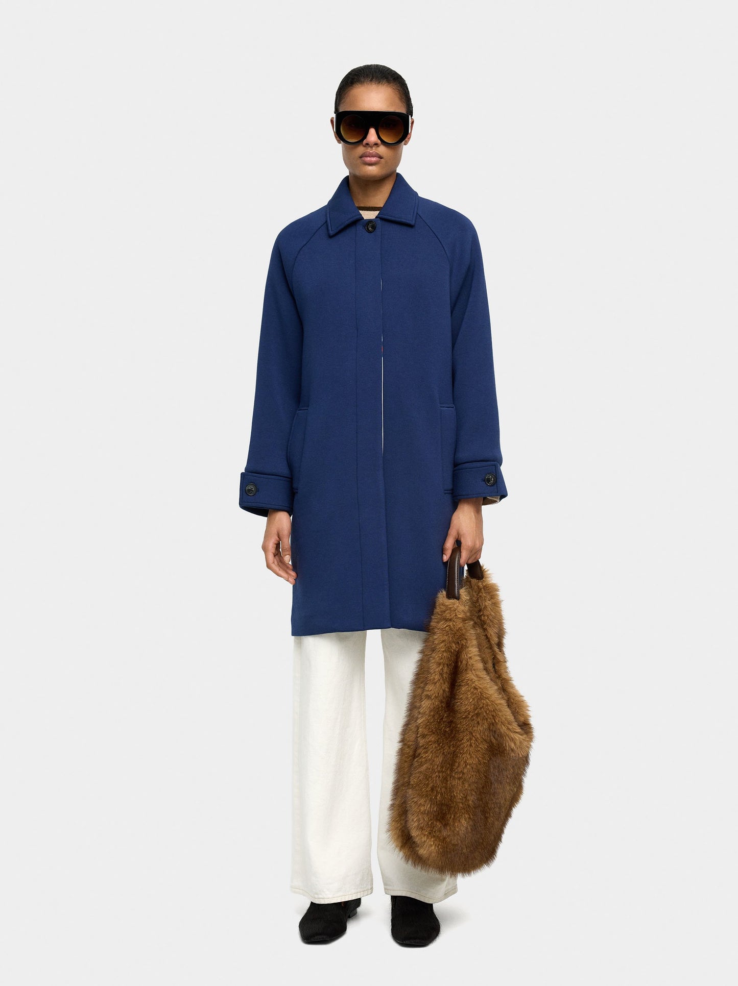 Coat With A Soft Texture And Lining